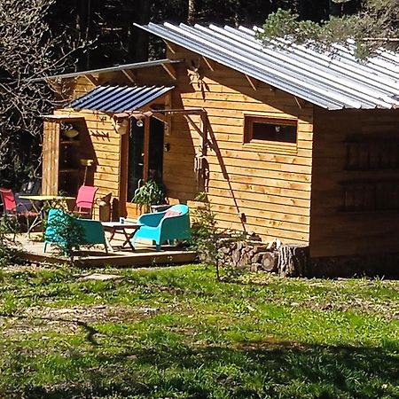 Chalet Libellule Domaine De La Mamounette Champclause Exterior foto