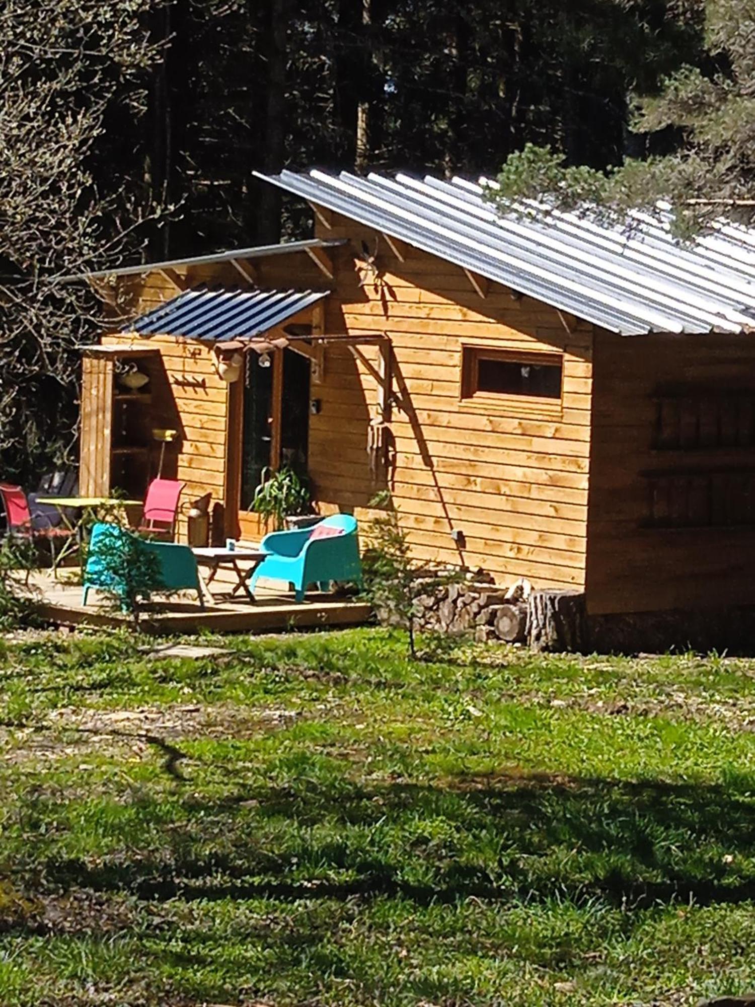 Chalet Libellule Domaine De La Mamounette Champclause Exterior foto