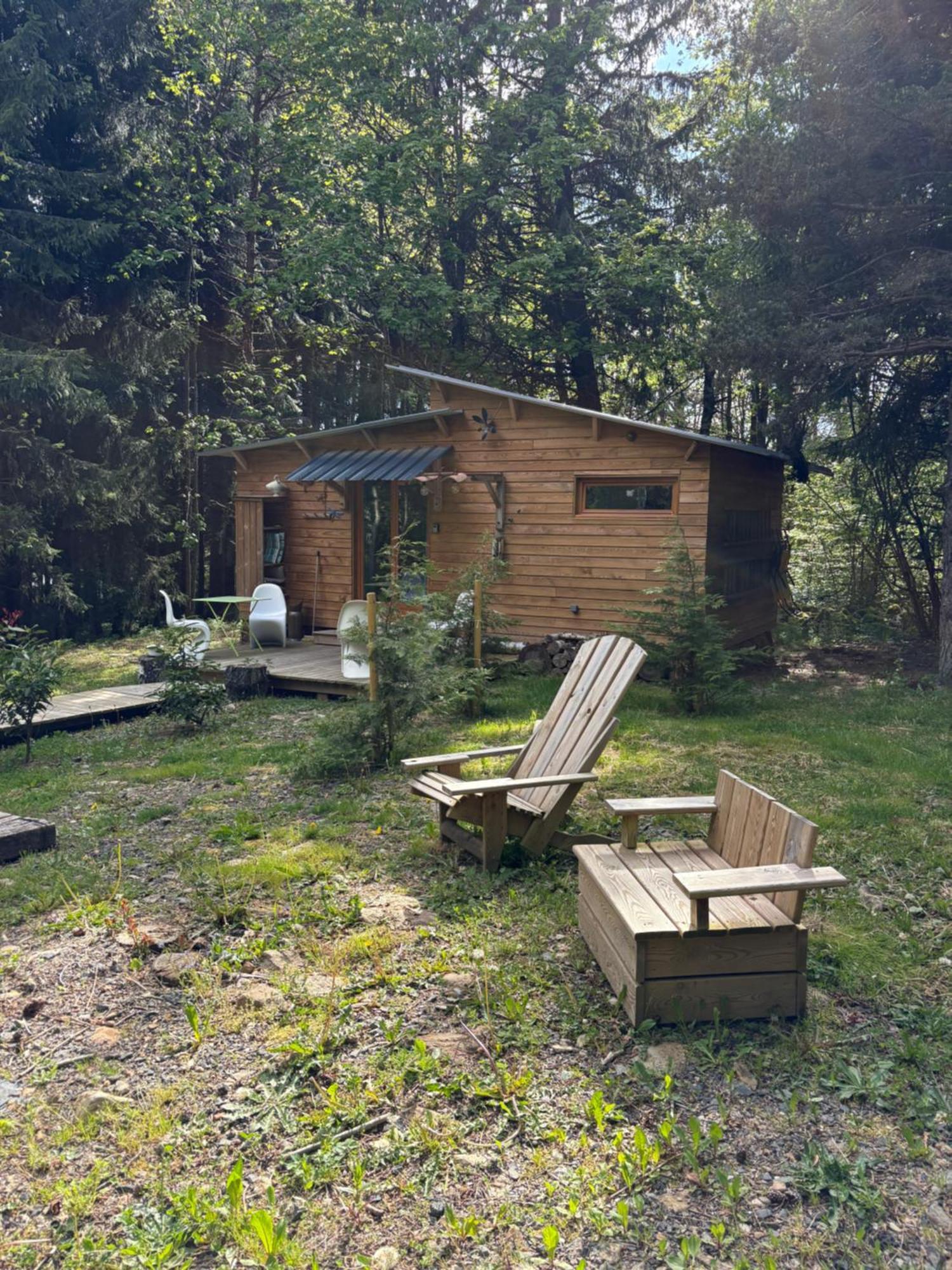 Chalet Libellule Domaine De La Mamounette Champclause Exterior foto